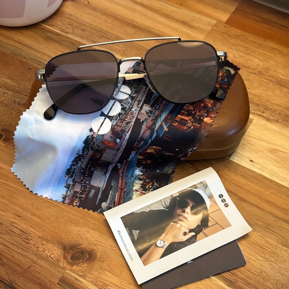 Boy’s Black Aviator Sunglasses